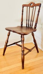 Vintage Crocker Chair Company Solid Walnut Chair