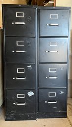 Trio Of Filing Cabinets-one Not Pictured But Exact Same