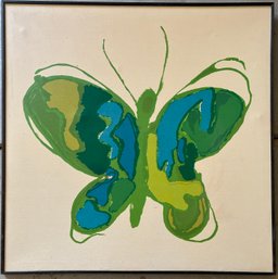 Large Butterfly Canvas Print