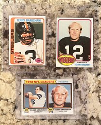 1970s Collectible Trading Cards Featuring Terry Bradshaw