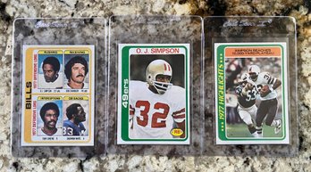 1978 OJ Simpson Topps Trading Cards