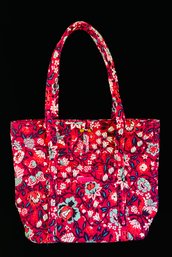 Vera Bradley Quilted Flower Handbag