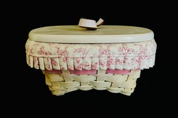 Longaberger Horizon Of Hope Lidded Basket