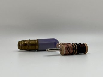 Mini Vintage Purple Thread Holder