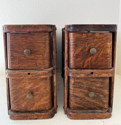 Pair Of Sewing Machine Cabinet Drawers