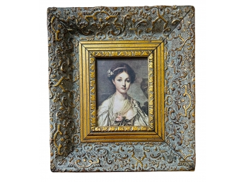 The Broken Pitcher By Jean Baptiste Greuze Print In Frame