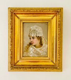 Portrait By J. Emer Munchen  In Ornate Frame