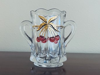 Cherry And Cable Clear Ruby By Northwood Glass