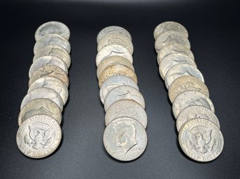 Collection Of Half Dollars