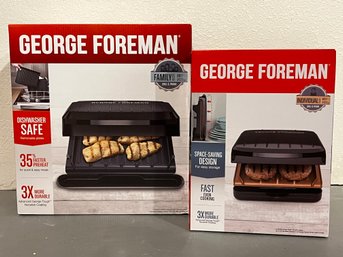 George Foreman Grills - Small & Large