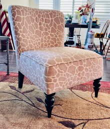 Pier 1 Imports Giraffe Print Accent Chair 1 Of 2