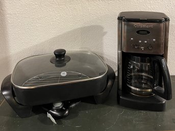 GE Electric Skillet And Cuisinart Coffee Maker