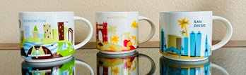 Trio Of Starbucks You Are Here Mug Including San Diego  Collection 9 Of