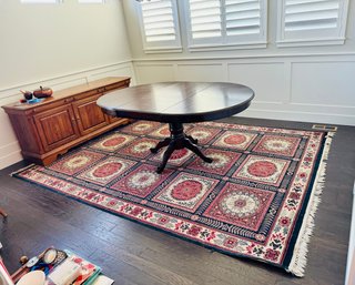 Hand Knotted Area Wool Rug