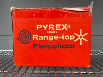 Pyrex 6 Cup Range Top Percolator