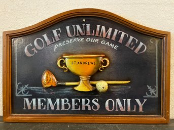 Pub Sign - Golf Unlimited