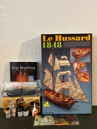 Model Ship Set - Le Hussard 1848 1:50 Scale