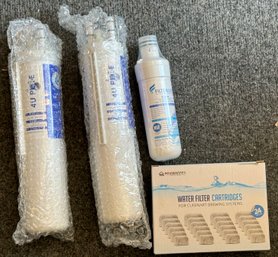 Set Of Water Filter Cartridges & Refrigerator Filters