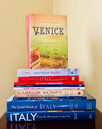 Lot Of Italy Books Various Topics