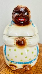 Vintage 1950's Porcelain Cookie Jar