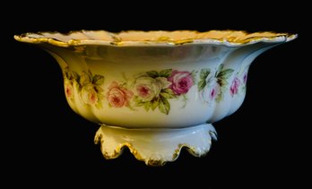 Elite Works Limoges France Roses Bowl