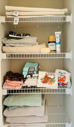 Lot Of Bathroom Essentials With Towels, Shower Curtain And More!