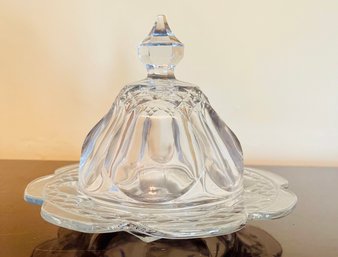 Crystal Domed Butter/cheese Dish