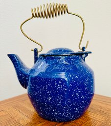 Vintage Cast Iron John Wright Teapot
