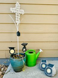 Garden Essentials With Watering Can, Plant Pot And More