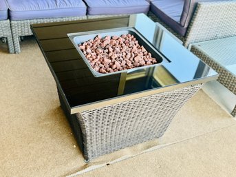 Propane Gas Square Fire Pit