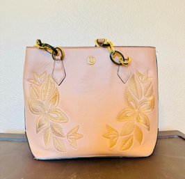 Kate Landry Pink Floral Shoulder Bag