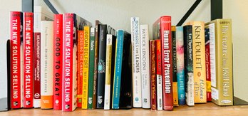 Lot Of Assorted Books Mainly About Selling, Sales, Marketing, Team Building And More!