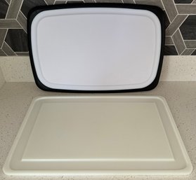 Pair Of Plastic Cutting Boards