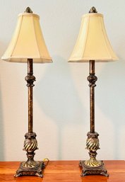 2 Accent Table Top Lamps