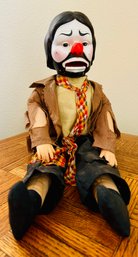 Horsman Dolls Inc Emmet Kelly Jr. Willy The Hobo Clown Ventriloquist Doll