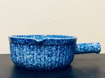 Blue Coche Stoneware Casserole Bowl