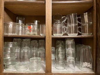 Cabinet Full Of Glassware