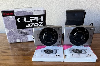 Two Canon Elph 370Z APX Cameras