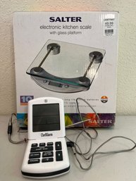 Salter Electronic Kitchen Scale Thermoworks Chef Alarm