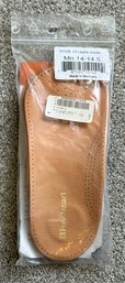 New In Package FootSmart Leather Arch Insoles