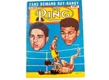 Vintage Fans Demand Ray - Randy The Ring October 1952 Magazine