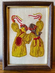 'Cornhusk Dancers' Embroidery