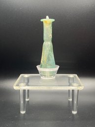 Antique Roman Glass Vial - With Certificate Of Authenticity