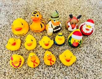 Collection Of Themed Yellow Rubber Duckies