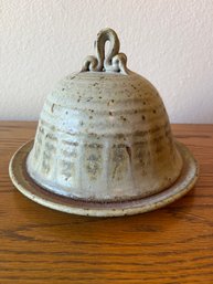 Ceramic Butter Cloche - Signed 'Dunlap'