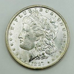 1887 Morgan Silver Dollar No Mint Mark