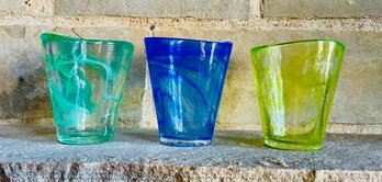 Trio Of Kosta Boda Glass By Ulrica Hydman Vallien 2 Of 2