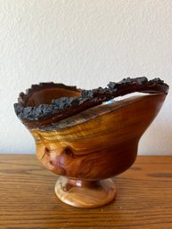 Turned Mahogany Bowl