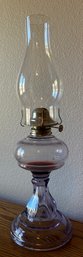 Amethyst Glass Oil Lamp