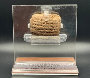 Cuneiform Clay Tablet With COA